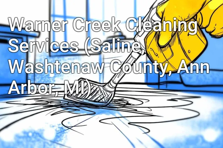 Warner Creek Cleaning Services (Saline, Washtenaw County, Ann Arbor, MI)