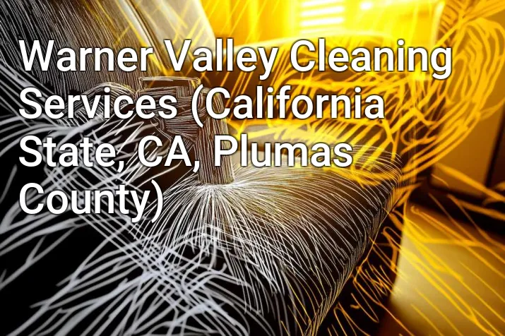 Warner Valley Cleaning Services (California State, CA, Plumas County)