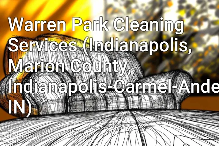 Warren Park Cleaning Services (Indianapolis, Marion County, Indianapolis-Carmel-Anderson, IN)