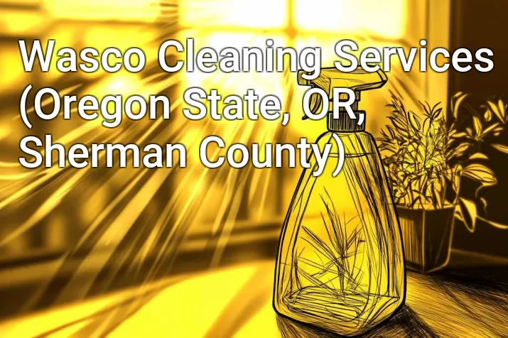 Wasco Cleaning Services (Oregon State, OR, Sherman County)