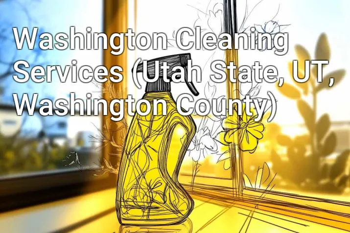 Washington Cleaning Services (Utah State, UT, Washington County)