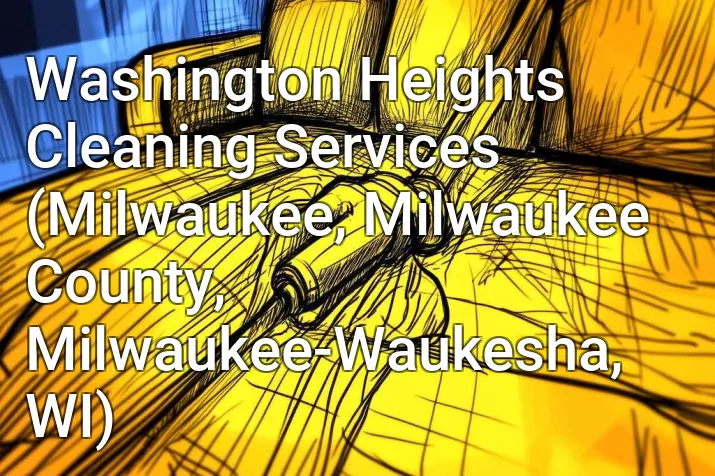 Washington Heights Cleaning Services (Milwaukee, Milwaukee County, Milwaukee-Waukesha, WI)