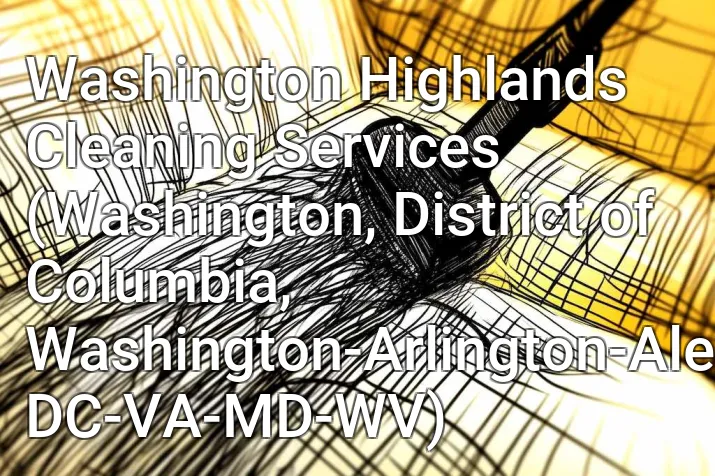 Washington Highlands Cleaning Services (Washington, District of Columbia, Washington-Arlington-Alexandria, DC-VA-MD-WV)