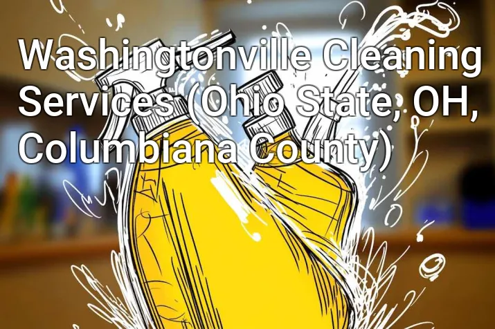 Washingtonville Cleaning Services (Ohio State, OH, Columbiana County)