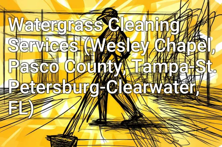 Watergrass Cleaning Services (Wesley Chapel, Pasco County, Tampa-St. Petersburg-Clearwater, FL)