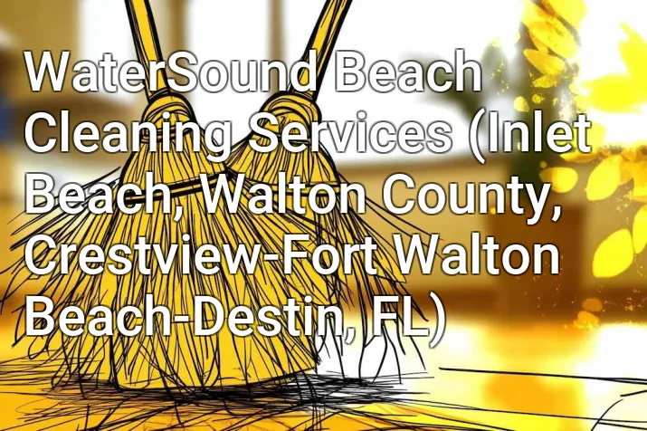 WaterSound Beach Cleaning Services (Inlet Beach, Walton County, Crestview-Fort Walton Beach-Destin, FL)