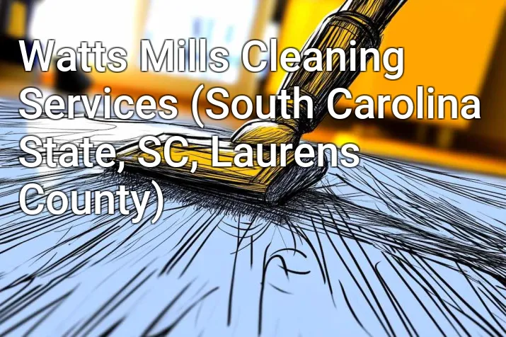 Watts Mills Cleaning Services (South Carolina State, SC, Laurens County)