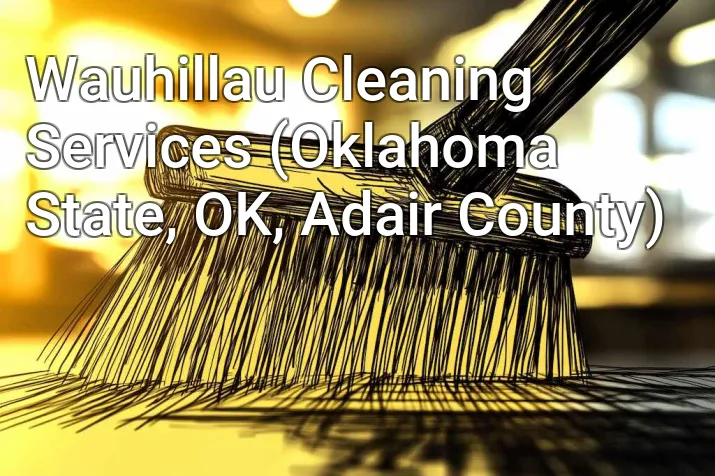 Wauhillau Cleaning Services (Oklahoma State, OK, Adair County)