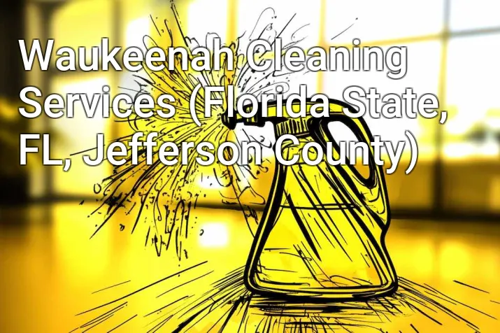 Waukeenah Cleaning Services (Florida State, FL, Jefferson County)