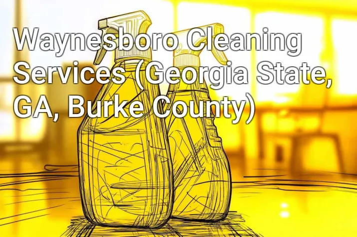 Waynesboro Cleaning Services (Georgia State, GA, Burke County)