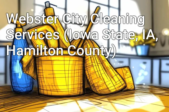 Webster City Cleaning Services (Iowa State, IA, Hamilton County)