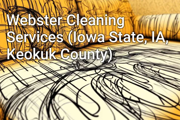 Webster Cleaning Services (Iowa State, IA, Keokuk County)