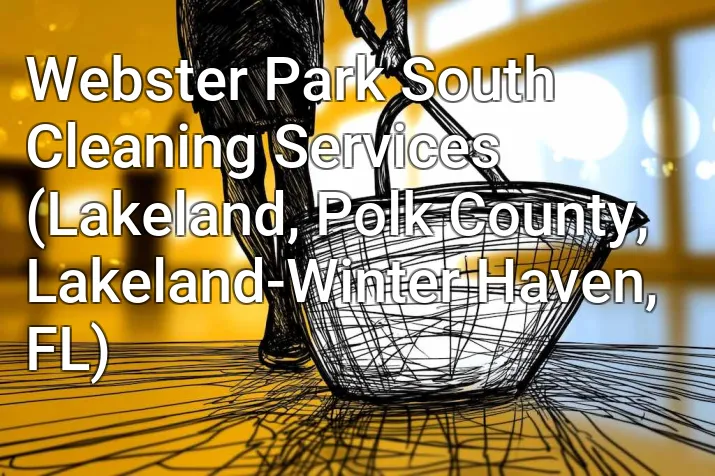 Webster Park South Cleaning Services (Lakeland, Polk County, Lakeland-Winter Haven, FL)
