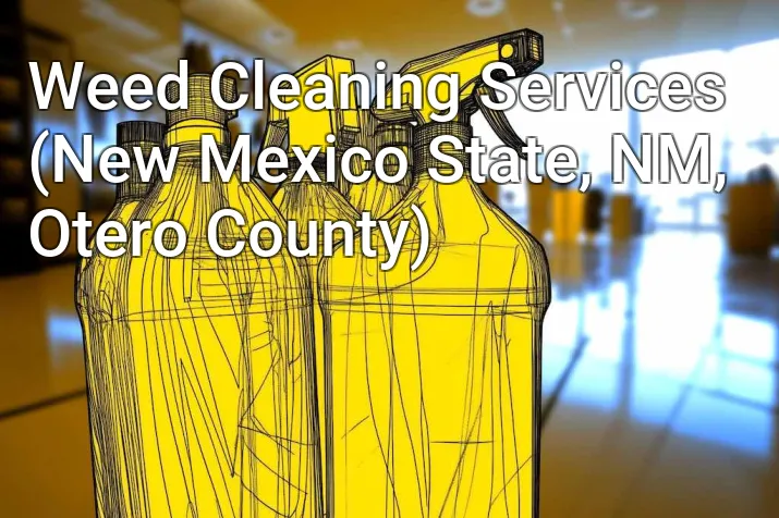 Weed Cleaning Services (New Mexico State, NM, Otero County)