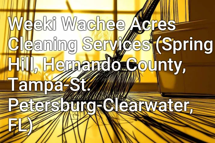 Weeki Wachee Acres Cleaning Services (Spring Hill, Hernando County, Tampa-St. Petersburg-Clearwater, FL)