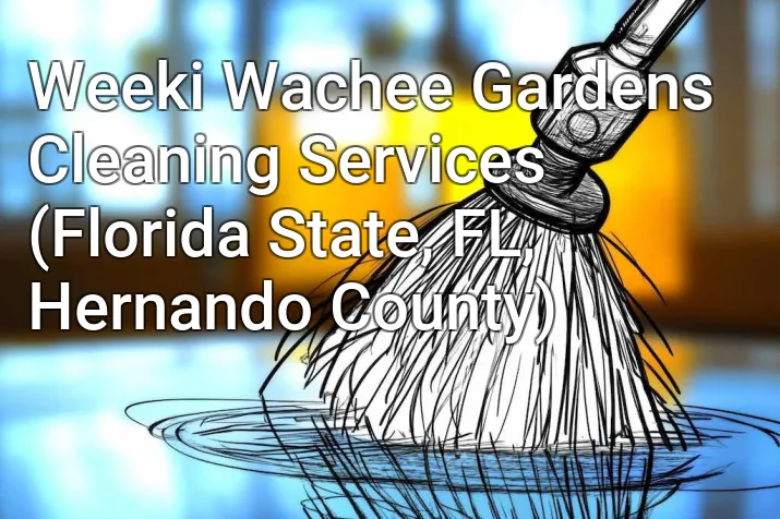 Weeki Wachee Gardens Cleaning Services (Florida State, FL, Hernando County)