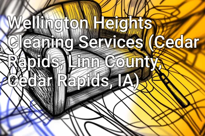 Wellington Heights Cleaning Services (Cedar Rapids, Linn County, Cedar Rapids, IA)