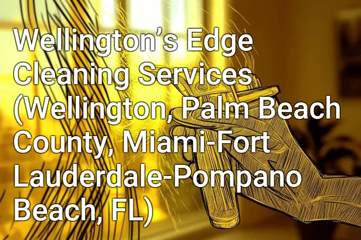 Wellington’s Edge Cleaning Services (Wellington, Palm Beach County, Miami-Fort Lauderdale-Pompano Beach, FL)