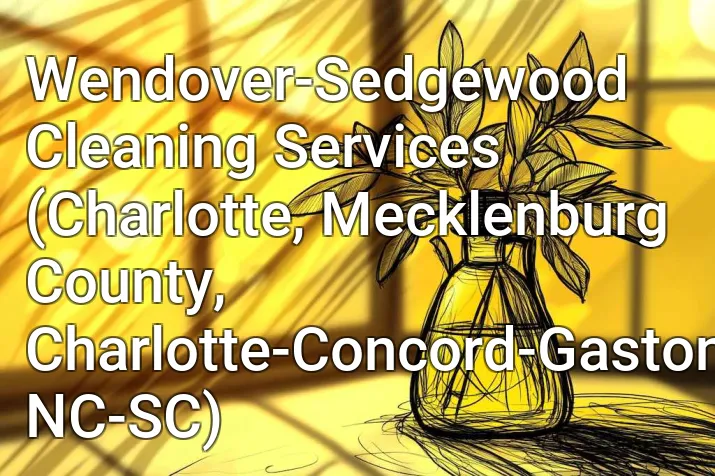 Wendover-Sedgewood Cleaning Services (Charlotte, Mecklenburg County, Charlotte-Concord-Gastonia, NC-SC)