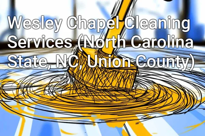 Wesley Chapel Cleaning Services (North Carolina State, NC, Union County)