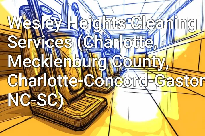 Wesley Heights Cleaning Services (Charlotte, Mecklenburg County, Charlotte-Concord-Gastonia, NC-SC)