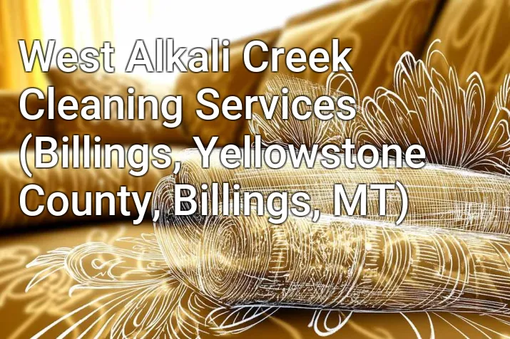 West Alkali Creek Cleaning Services (Billings, Yellowstone County, Billings, MT)