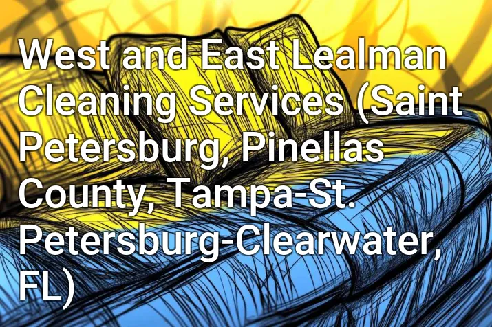 West and East Lealman Cleaning Services (Saint Petersburg, Pinellas County, Tampa-St. Petersburg-Clearwater, FL)