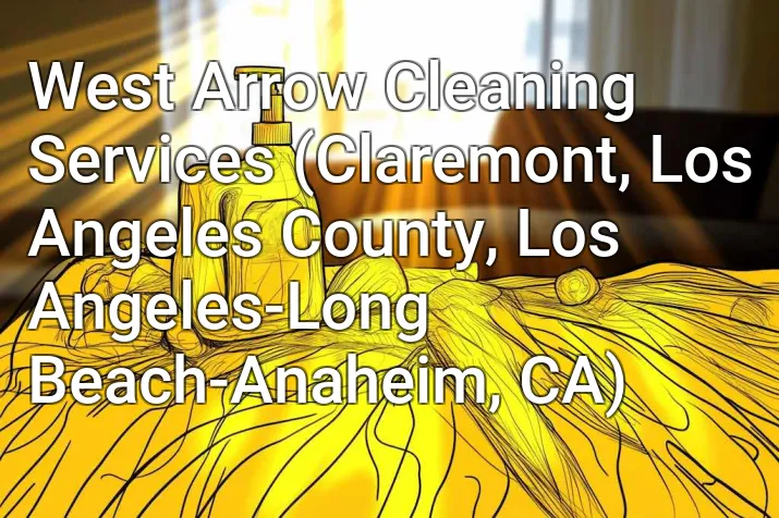 West Arrow Cleaning Services (Claremont, Los Angeles County, Los Angeles-Long Beach-Anaheim, CA)