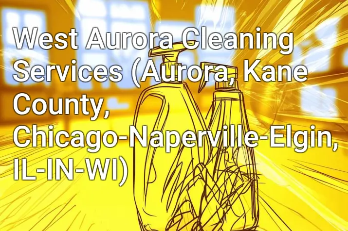 West Aurora Cleaning Services (Aurora, Kane County, Chicago-Naperville-Elgin, IL-IN-WI)