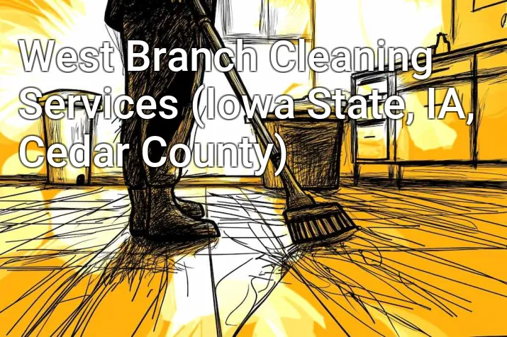 West Branch Cleaning Services (Iowa State, IA, Cedar County)