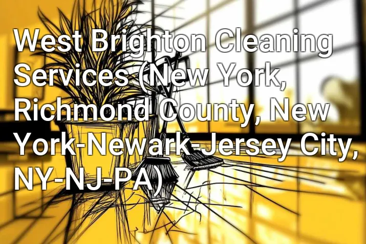 West Brighton Cleaning Services (New York, Richmond County, New York-Newark-Jersey City, NY-NJ-PA)