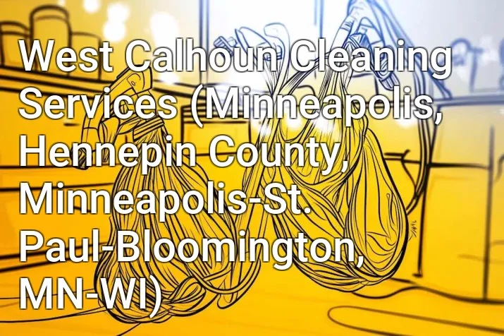 West Calhoun Cleaning Services (Minneapolis, Hennepin County, Minneapolis-St. Paul-Bloomington, MN-WI)