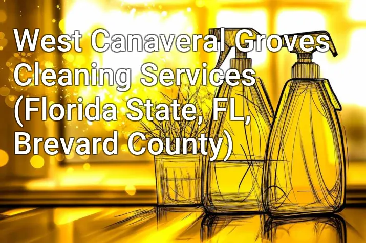 West Canaveral Groves Cleaning Services (Florida State, FL, Brevard County)
