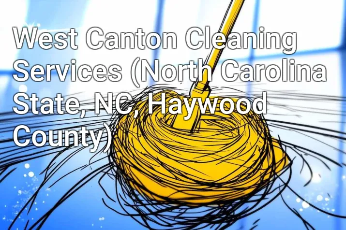 West Canton Cleaning Services (North Carolina State, NC, Haywood County)