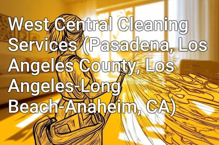 West Central Cleaning Services (Pasadena, Los Angeles County, Los Angeles-Long Beach-Anaheim, CA)