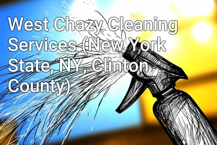 West Chazy Cleaning Services (New York State, NY, Clinton County)