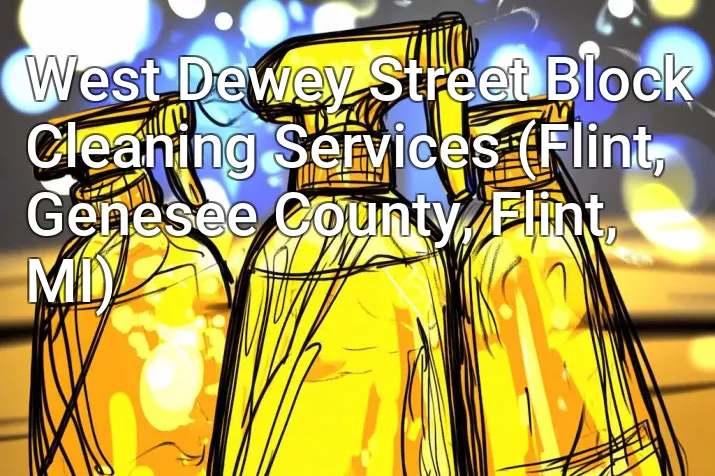 West Dewey Street Block Cleaning Services (Flint, Genesee County, Flint, MI)