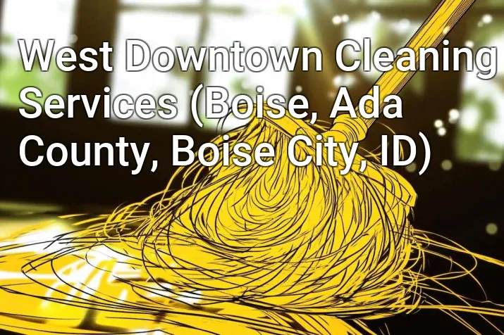 West Downtown Cleaning Services (Boise, Ada County, Boise City, ID)