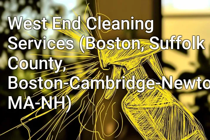 West End Cleaning Services (Boston, Suffolk County, Boston-Cambridge-Newton, MA-NH)