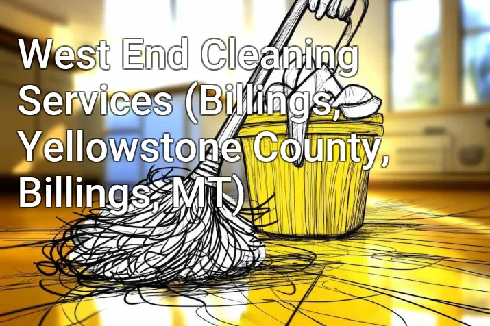 West End Cleaning Services (Billings, Yellowstone County, Billings, MT)