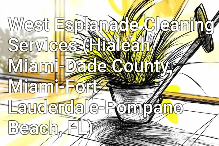 West Esplanade Cleaning Services (Hialeah, Miami-Dade County, Miami-Fort Lauderdale-Pompano Beach, FL)