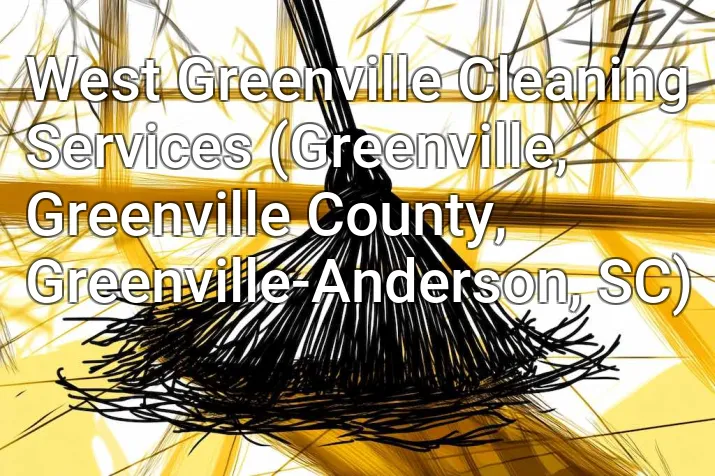 West Greenville Cleaning Services (Greenville, Greenville County, Greenville-Anderson, SC)