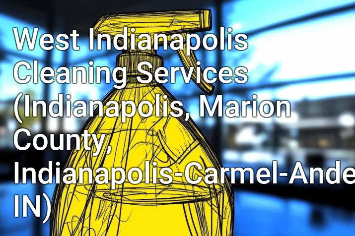 West Indianapolis Cleaning Services (Indianapolis, Marion County, Indianapolis-Carmel-Anderson, IN)