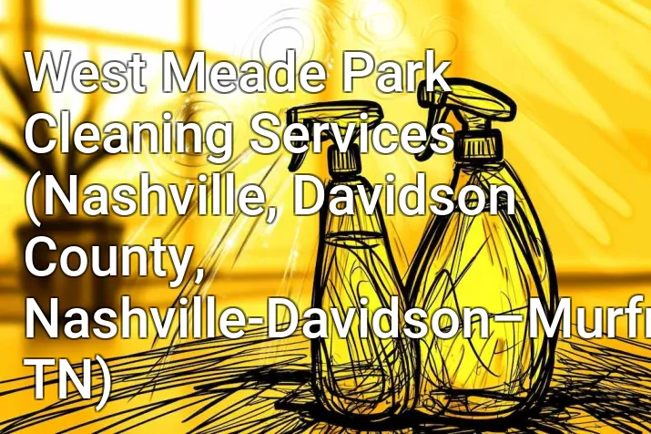 West Meade Park Cleaning Services (Nashville, Davidson County, Nashville-Davidson–Murfreesboro–Franklin, TN)
