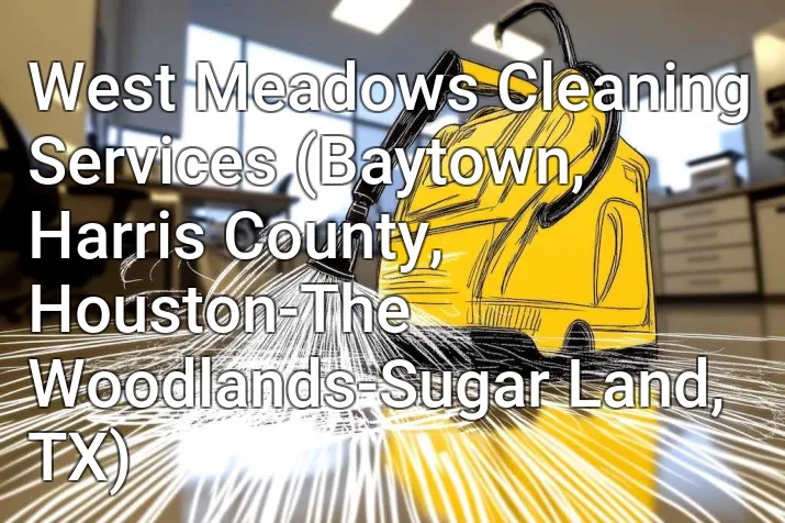 West Meadows Cleaning Services (Baytown, Harris County, Houston-The Woodlands-Sugar Land, TX)