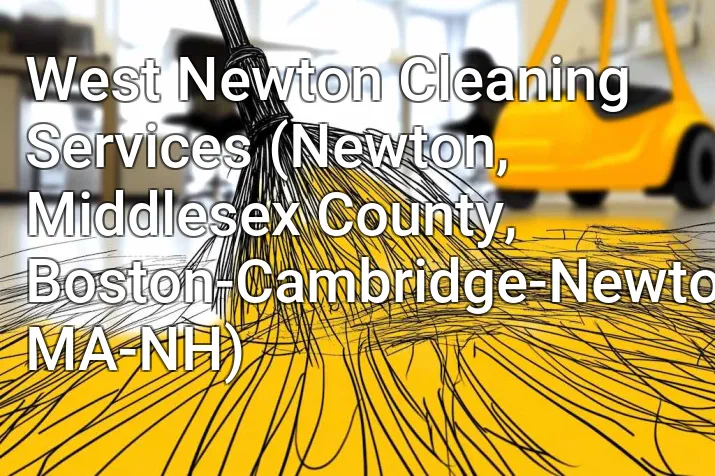 West Newton Cleaning Services (Newton, Middlesex County, Boston-Cambridge-Newton, MA-NH)