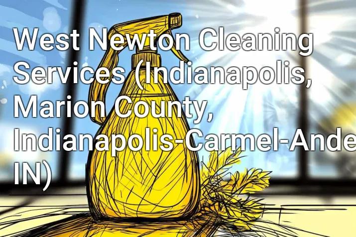 West Newton Cleaning Services (Indianapolis, Marion County, Indianapolis-Carmel-Anderson, IN)