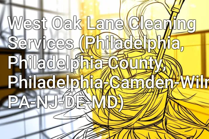 West Oak Lane Cleaning Services (Philadelphia, Philadelphia County, Philadelphia-Camden-Wilmington, PA-NJ-DE-MD)
