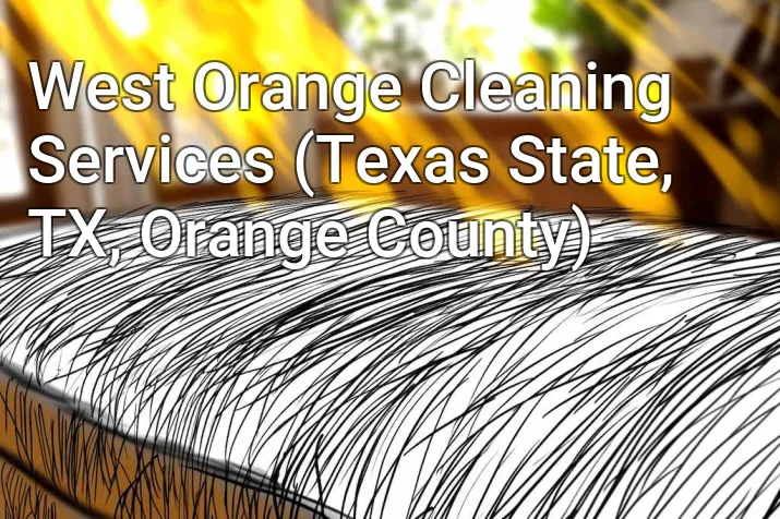 West Orange Cleaning Services (Texas State, TX, Orange County)