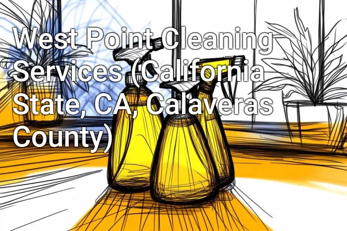 West Point Cleaning Services (California State, CA, Calaveras County)